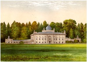 Sezincote, Gloucestershire, huis van Baronet Rushout, ca. 1880 door Unbekannt
