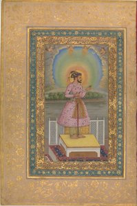 Shah Jahan op een terras, 1627