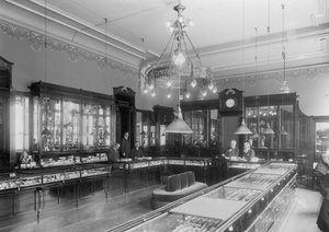 Winkel in het huis van Fabergé, St. Petersburg, Rusland, 1910 door Unbekannt