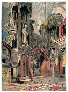 Heiligdom van Hendrik V, Westminster Abbey, Londen, ca. 1850 door Unbekannt