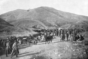 Siberische reserve neemt posities in, Russisch-Japanse Oorlog, 1904-5