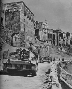 Siciliaanse Bergvesting Bestormd, 1943 door Unbekannt