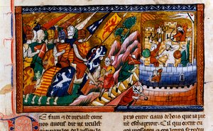 Belegering van Antiochië, ca. 1097, 14e eeuw door Unbekannt