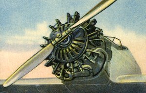 Siemens Sh 20 60 pk vliegtuigmotor, 1932 door Unbekannt