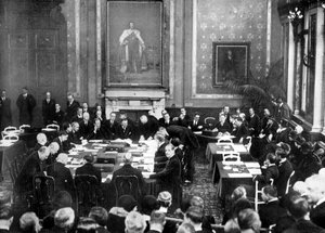 Ondertekening van de Locarno-verdragen op het Britse ministerie van Buitenlandse Zaken, Londen, 1925 1926