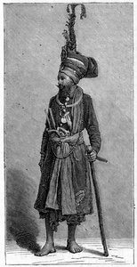 Sikh hoofdman, 1886 door Unbekannt