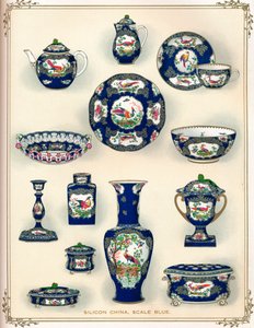 Silicon China, Schaal Blauw, begin 20e eeuw, 1911 door Unbekannt