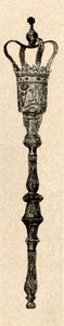 Zilveren knots gebruikt in het Virginia House of Burgesses, c1640-1770, 1937