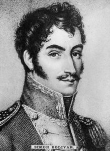 Simon Bolivar 1783-1830, Venezolaans militair en politiek leider, ca. 1910