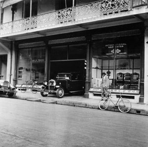 Singer autodealer, Port of Spain, Trinidad, Trinidad en Tobago, 1931 door Unbekannt