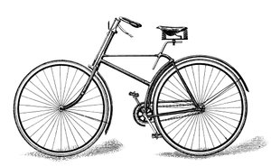 Singers speciale veiligheidsfiets, ca. 1886-1890