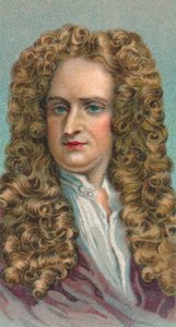 Sir Isaac Newton 1643-1727, Engelse wiskundige, astronoom en natuurkundige, 1924 door Unbekannt