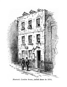 Huis van Sir Isaac Newton, Londen, 20e eeuw