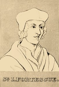 Sir J. Fortescue, ca. 1394-1479, 1830 door Unbekannt