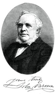 Sir John Brown, Britse industrieel, ca. 1880