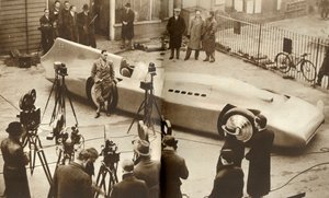 Sir Malcolm Campbells poging voor een nieuw record, 1935