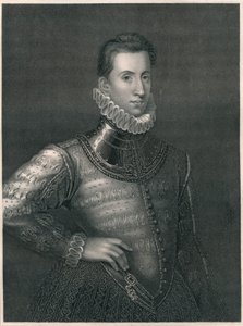 Sir Philip Sidney, ca. 1576, vroeg-midden 19e eeuw door Unbekannt