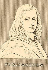 Sir R. Fanshaw, 1608-1666