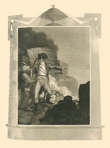 Sir Sidney Smith verdedigt de bres bij Acre, 1799, 1816 door Unbekannt