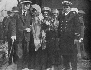 Sir Squire Bancroft en Madame Sarah Bernhardt, ca. 1925