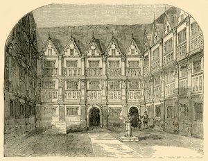 Huis van Sir Thomas Gresham in Bishopsgate Street, ca. 1872 door Unbekannt