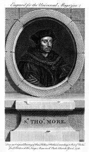 Sir Thomas More, katholieke Engelse advocaat, schrijver en politicus, 1748 door Unbekannt