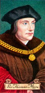 Sir Thomas More, uit een serie sigarettenkaartjes, 1935