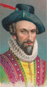 Sir Walter Raleigh, Engelse schrijver, dichter, hoveling, avonturier en ontdekkingsreiziger, 1924