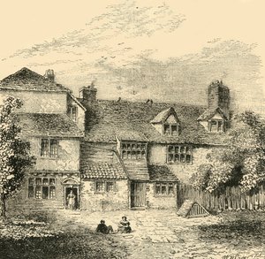 Huis van Sir Walter Raleigh, ca. 1872