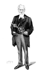 Sir William Crookes, Engelse natuurkundige en chemicus, ca. 1900s