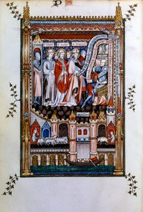 Sisinnius spoort St. Denis aan om zijn geloof af te zweren, 1317 door Unbekannt
