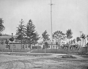 Locatie van Oud Fort Wayne, Indiana, ca. 1897 door Unbekannt