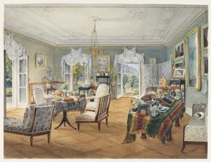 Zitkamer in een landgoed, 1830-1840s