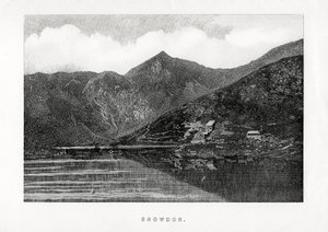 Snowdon, Wales, 1896 door Unbekannt
