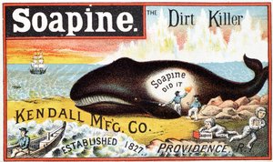 Soapine huishoudelijke reiniger, late 19e eeuw