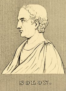 Solon, c630-c560 v.Chr., 1830