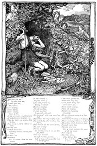Lied uit Shakespeares The Passionate Pilgrim, 1895 door Unbekannt