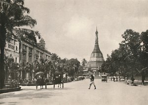 Soolay Pagoda Road, Rangoon, 1900