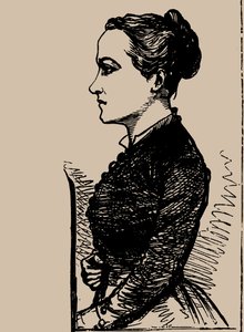 Sophia Perovskaya voor de rechtbank, 1881 door Unbekannt