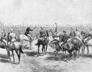Wolseley neemt afscheid van de Australische infanterie, 1901