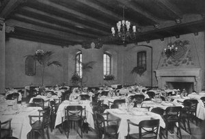 Zuid-oost eetkamer, het Fraternity Clubs Gebouw, New York City, 1924