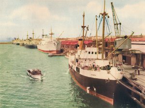 Zuidelijke kade, Fremantle, c1947