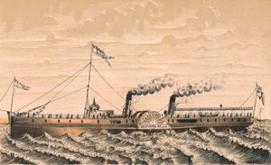 Southern Belle tussen Toronto, Niagara en Buffalo..., midden-late 19e eeuw door Unbekannt