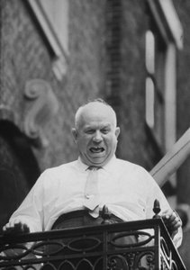 Sovjetleider Nikita Chroesjtsjov in New York, VS, september 1960 door Unbekannt