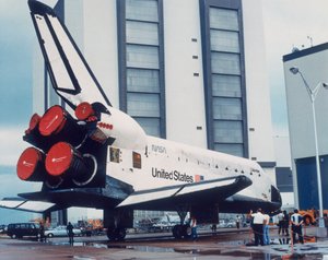 Space Shuttle Columbia op Aarde, 1980s