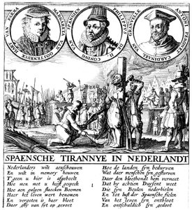 Spaanse executie van hugenoten, c1565 door Unbekannt