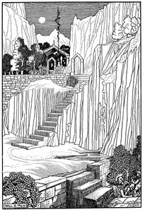 Spartanen vragen het Orakel van Delphi of ze oorlog moeten voeren tegen Athene, ca. 431 v.Chr., 1910 door Unbekannt