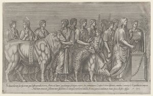 Speculum Romanae Magnificentiae: Offer op het Marsveld