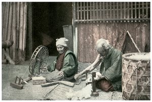 Katoen spinnen, Japan, 1904 door Unbekannt