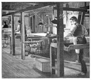 Zijdewevers van Spitalfields, 1893
